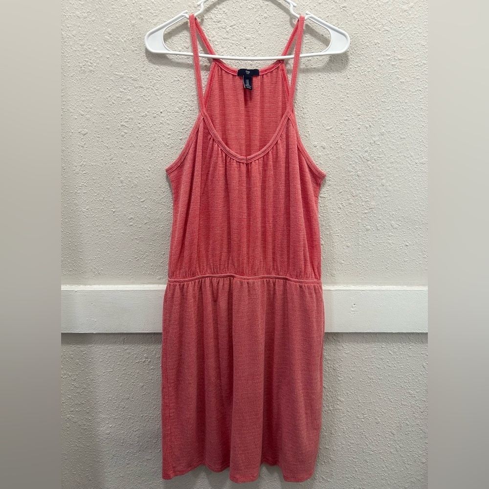 Gap Red and White Stripe Summer Sleeveless Dress Size M